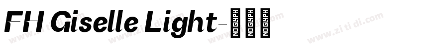 FH Giselle Light字体转换